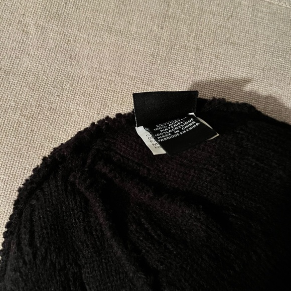 NFL PRO LINE PRE-LOVED FANATICS DETROIT LIONS BLACK BEANIE HAT - Picture 11 of 13